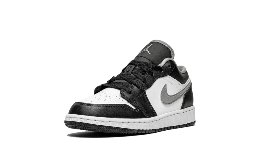 air jordan 1 low black medium grey 2021 gs