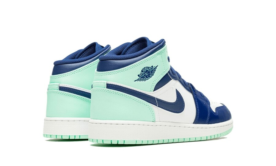 air jordan 1 mid blue mint gs