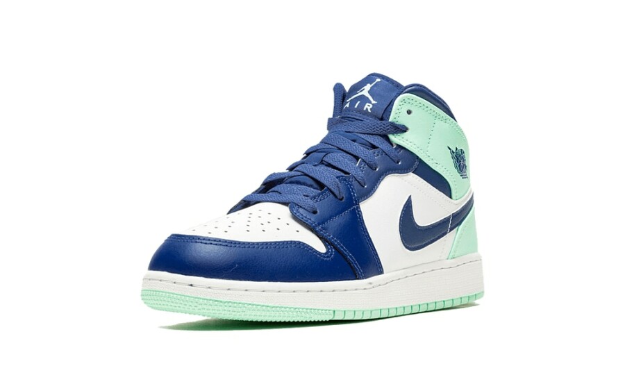 air jordan 1 mid blue mint gs